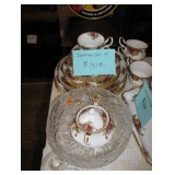 Royal Albert service for four, $150