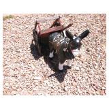 Burro with wagon $25