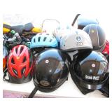 Bicycle and motor cycle helmets $15 to $25