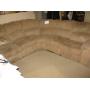 Sectional with double recliners $350