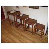 Four stackable tables $120