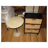 Table $20, Three drawer $25