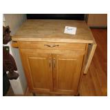 Rolling kitchen island $75
