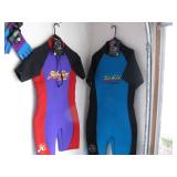 2 wet suits $30