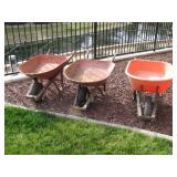 Wheel barrows