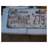 Horseless carriage plate $15
