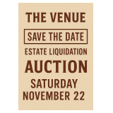 Estate Liquidation Auction