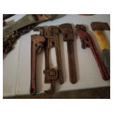 Vintage adjustable wrenches