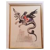 Salvador Dali Signed 