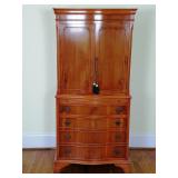 English Yew Wood Chippendale