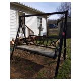 Metal A-Frame Swing