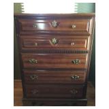 5-Drawer Wood Chest