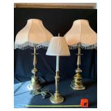 Brass lamps