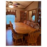Dining Room Table with 10 chairs