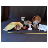 Elephant Night Light & Misc Decor