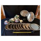 Tea Cups, Serving Trays, & Decor