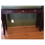 Wood Entry Table w/3 Drawers
