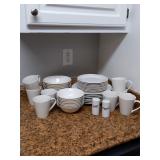 JC Penney Home White Dinnerware