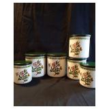 2 Portmeirion Metal Canister Sets