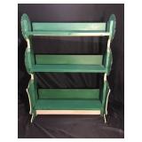 Handmade Garden-Themed Bookshelf