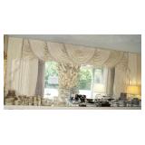 Dining Room & Living Room Draperies - LR incl vintage motor and rigging
