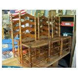 6 ladder back chairs