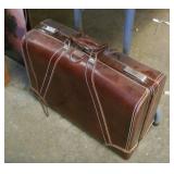 leather suitcase