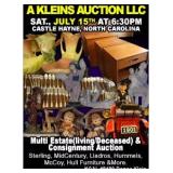 Multi Estate(living/deceased) Auction