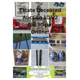 Estate (deceased) Auction online!