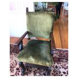 Vintage high back chairs