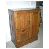 oak ice box