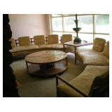 Rare mid century circular sofa