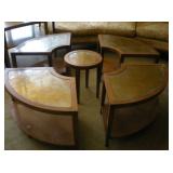 mid century 5 pc cocktail table