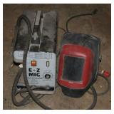 Welding mask & E-Z Mig welder