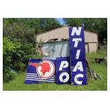 Pontiac Porcelain Sign