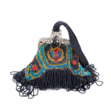 Vintage Hand Beaded Bad