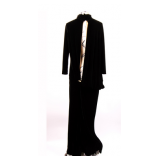 JEAN PAUL GAULTIER BLACK VELVET GOWN