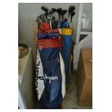 Golf Clubs including Hogan Bag