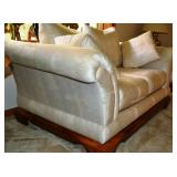 Beautiful Sleigh Style Love Seat