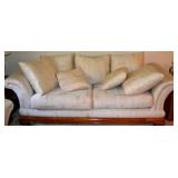 Beautiful Sleigh Style Sofa