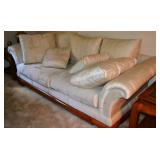Beautiful Sleigh Style Sofa