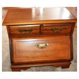 Slant Front End Table