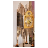 Exquisite Kieninger Polished Chrome Plated Clock