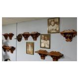 Several Wood Shelves