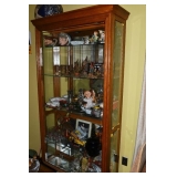 Beautiful Lighted Curio Cabinet