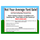 Not Your Average Yard Sale