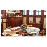 Dining Extension Table and Chairs