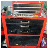 TOOL CHEST WITH TOOL BOX ON TOP