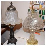 Lead Crystal Lamps, several