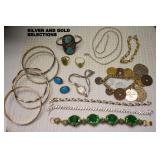 SOME OF THE GOLD AND SILVER